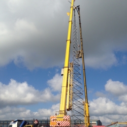 Wind Turbine Construction with Cranes