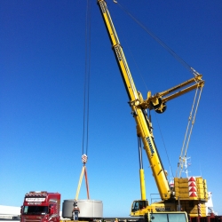 Wind Turbine Construction and using Cranes