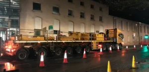 crane night time in cork